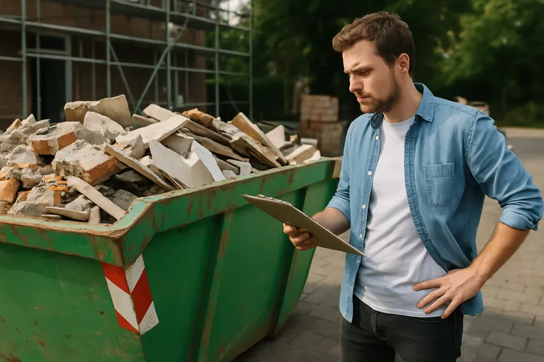 Hoe huur je de beste bouwafval container?